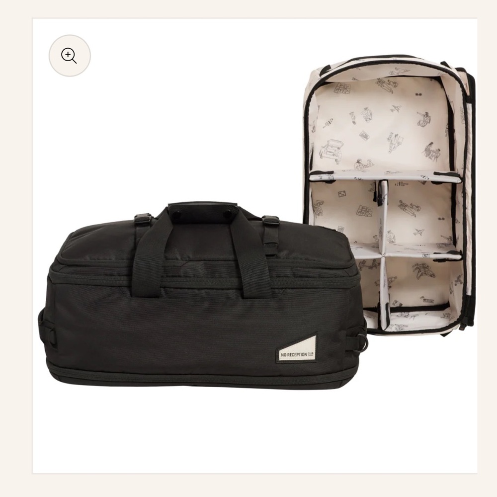 Looking to purchase No Reception Club Black Travel Duffel Bag